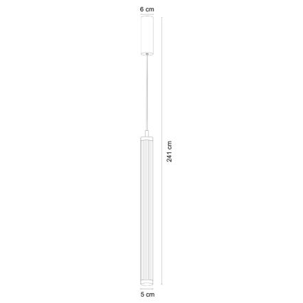 Zuma Line - LED dimbar pendellampa på vajer LED/26W/230V 2700-6500K guld + fjärrkontroll
