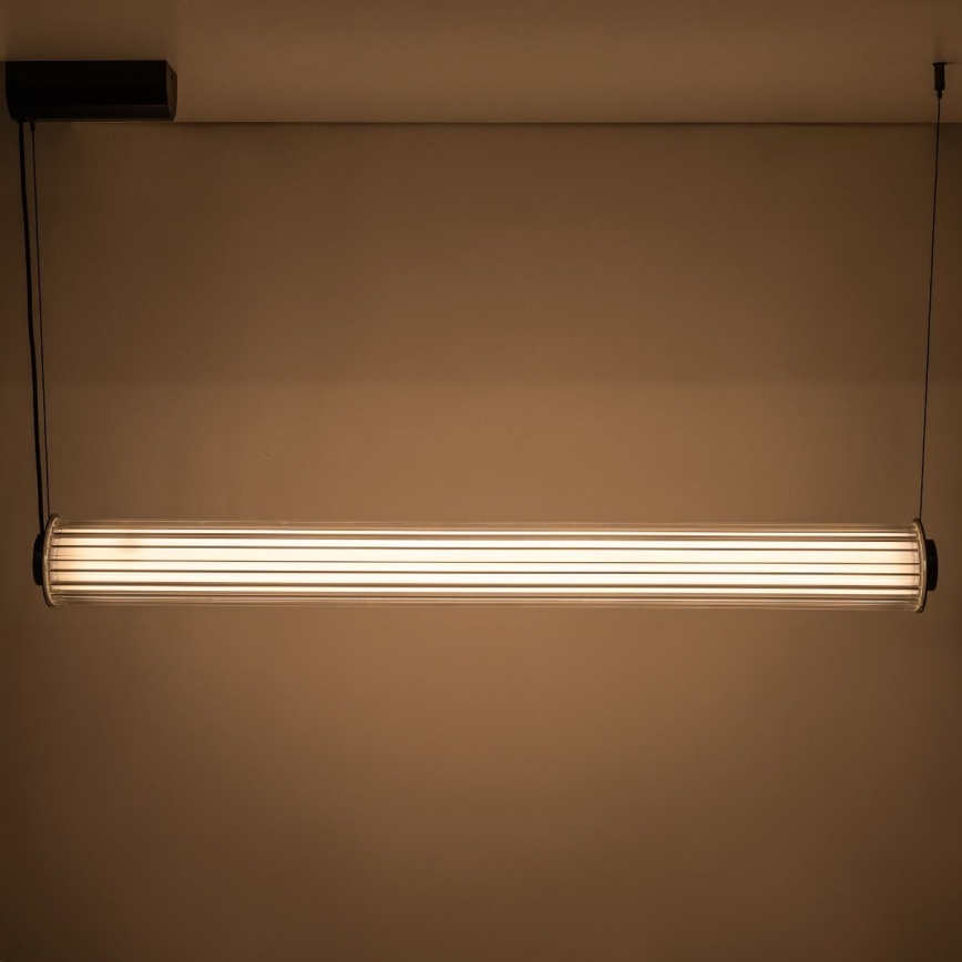 Zuma Line - LED dimbar pendellampa på kabel LED/39W/230V 2700-6500K svart + fjärrkontroll