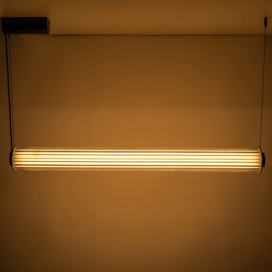 Zuma Line - LED dimbar pendellampa på kabel LED/39W/230V 2700-6500K svart + fjärrkontroll