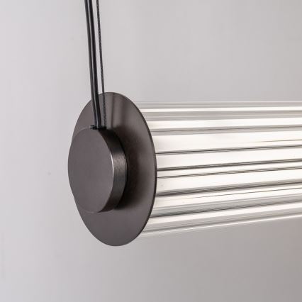 Zuma Line - LED dimbar pendellampa på kabel LED/39W/230V 2700-6500K svart + fjärrkontroll