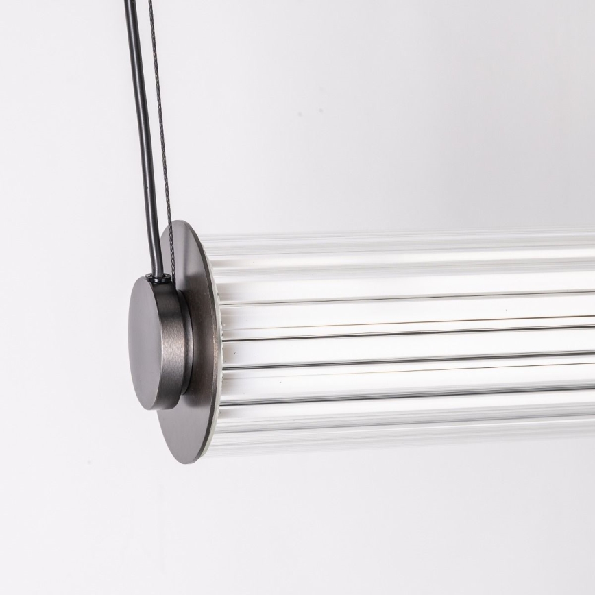Zuma Line - LED dimbar pendellampa på kabel LED/39W/230V 2700-6500K svart + fjärrkontroll
