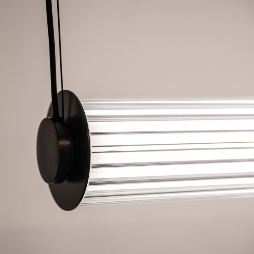 Zuma Line - LED dimbar pendellampa på kabel LED/39W/230V 2700-6500K svart + fjärrkontroll