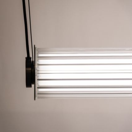 Zuma Line - LED dimbar pendellampa på kabel LED/39W/230V 2700-6500K svart + fjärrkontroll