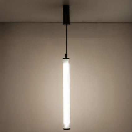 Zuma Line - Dimmbar LED-pendellampa på vajer LED/26W/230V 2700-6500K svart + fjärrkontroll