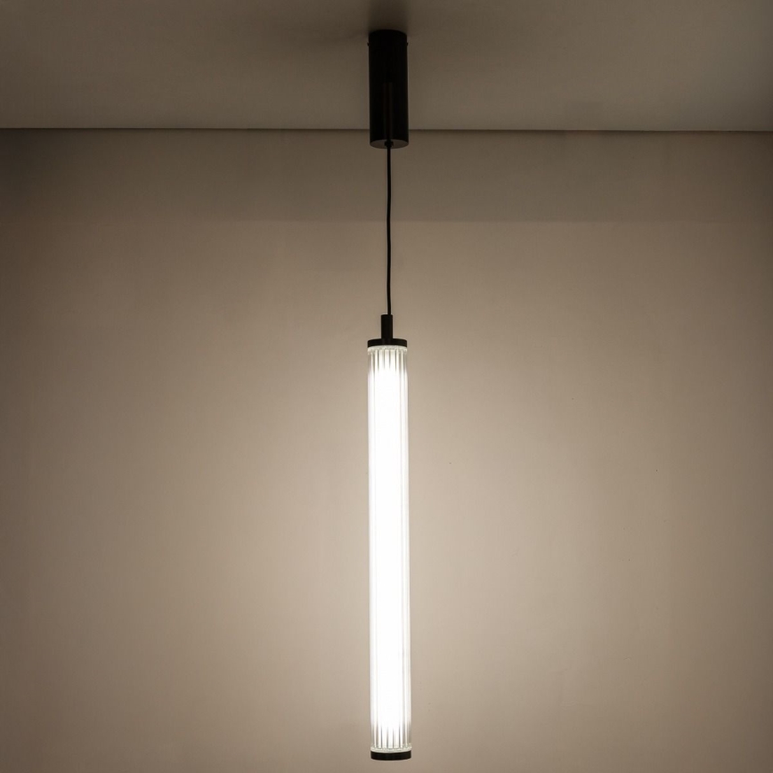 Zuma Line - Dimmbar LED-pendellampa på vajer LED/26W/230V 2700-6500K svart + fjärrkontroll