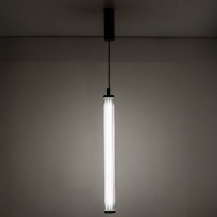 Zuma Line - Dimmbar LED-pendellampa på vajer LED/26W/230V 2700-6500K svart + fjärrkontroll