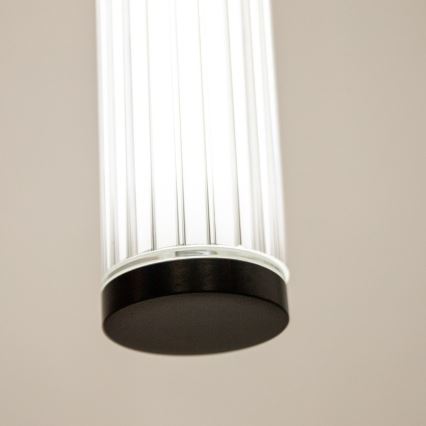 Zuma Line - Dimmbar LED-pendellampa på vajer LED/26W/230V 2700-6500K svart + fjärrkontroll