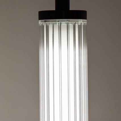Zuma Line - Dimmbar LED-pendellampa på vajer LED/26W/230V 2700-6500K svart + fjärrkontroll
