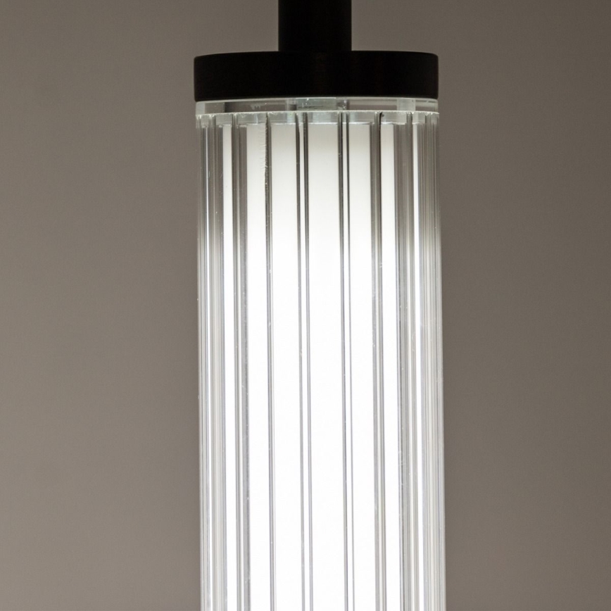 Zuma Line - Dimmbar LED-pendellampa på vajer LED/26W/230V 2700-6500K svart + fjärrkontroll