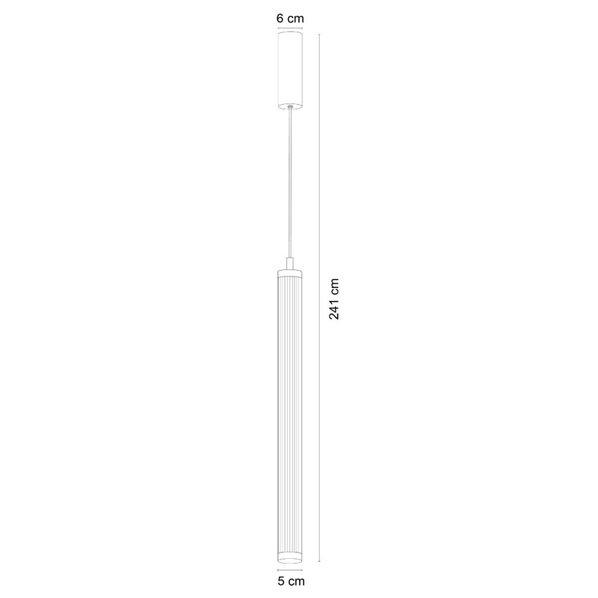 Zuma Line - Dimmbar LED-pendellampa på vajer LED/26W/230V 2700-6500K svart + fjärrkontroll