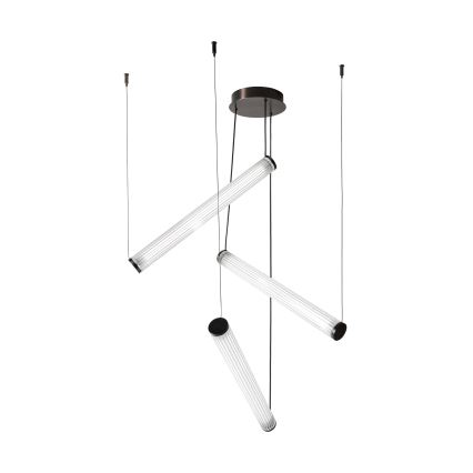 Zuma Line - Dimmbar LED-pendellampa med vajerupphängning LED/64W/230V 2700-6500K svart + fjärrkontroll