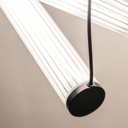 Zuma Line - Dimmbar LED-pendellampa med vajerupphängning LED/64W/230V 2700-6500K svart + fjärrkontroll