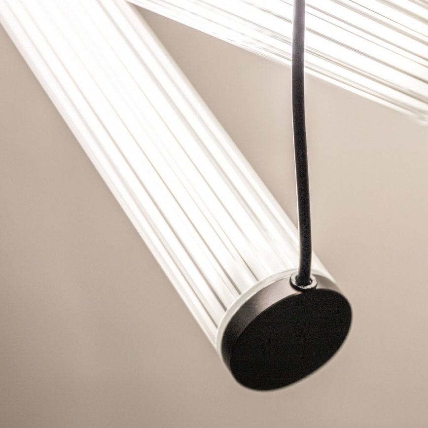 Zuma Line - Dimmbar LED-pendellampa med vajerupphängning LED/64W/230V 2700-6500K svart + fjärrkontroll