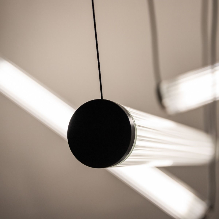 Zuma Line - Dimmbar LED-pendellampa med vajerupphängning LED/64W/230V 2700-6500K svart + fjärrkontroll