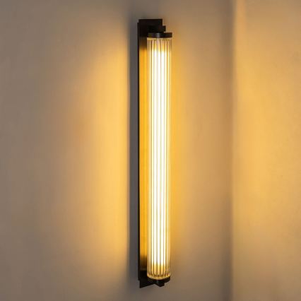 Zuma Line - LED-dimbar vägglampa LED/26W/230V 2700-6500K svart + fjärrkontroll