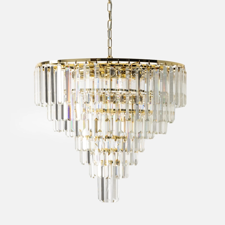 Zuma Line - Kedjeupphängd taklampa 20xE14/40W/230V i guld