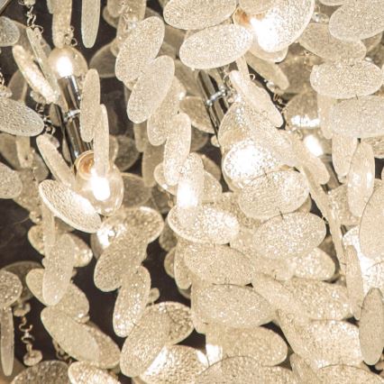 Zuma Line - Ytmonterad ljuskrona 8xE14/40W/230V skinande krom