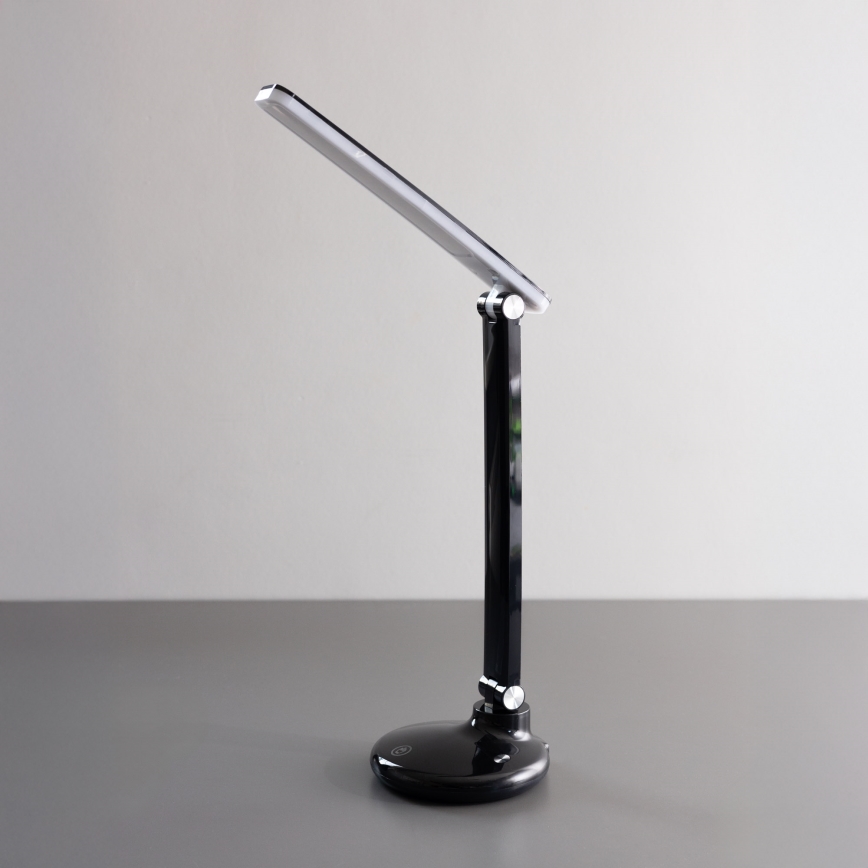 Zuma Line - LED uppladdningsbar bordslampa LED/6W/1200 mAh 3000/4500/6000K CRI 90 svart