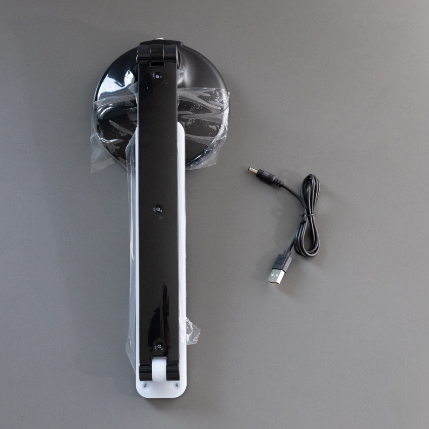 Zuma Line - LED uppladdningsbar bordslampa LED/6W/1200 mAh 3000/4500/6000K CRI 90 svart