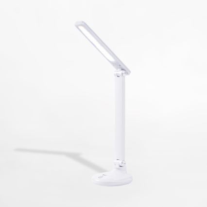 Zuma Line - LED Uppladdningsbar skrivbordslampa LED/6W/1200 mAh 3000/4500/6000K CRI 90 vit