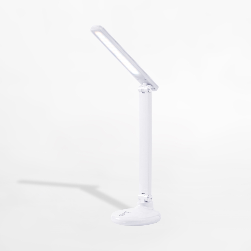 Zuma Line - LED Uppladdningsbar skrivbordslampa LED/6W/1200 mAh 3000/4500/6000K CRI 90 vit