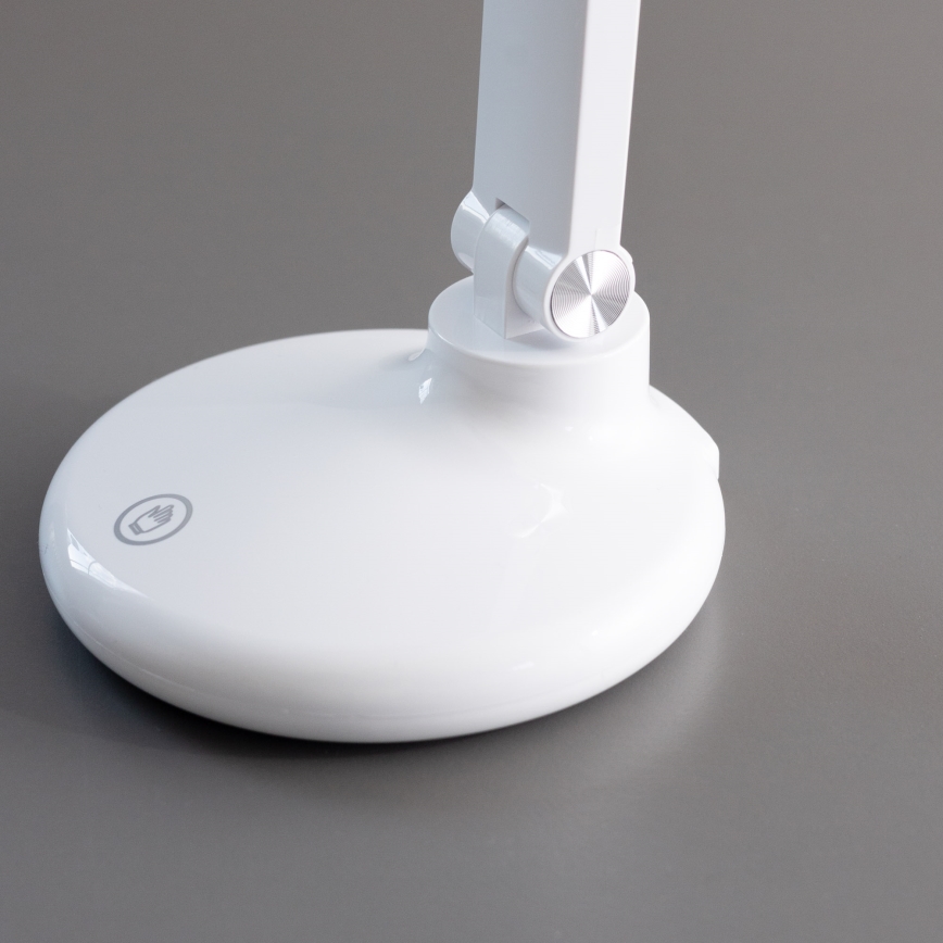 Zuma Line - LED Uppladdningsbar skrivbordslampa LED/6W/1200 mAh 3000/4500/6000K CRI 90 vit