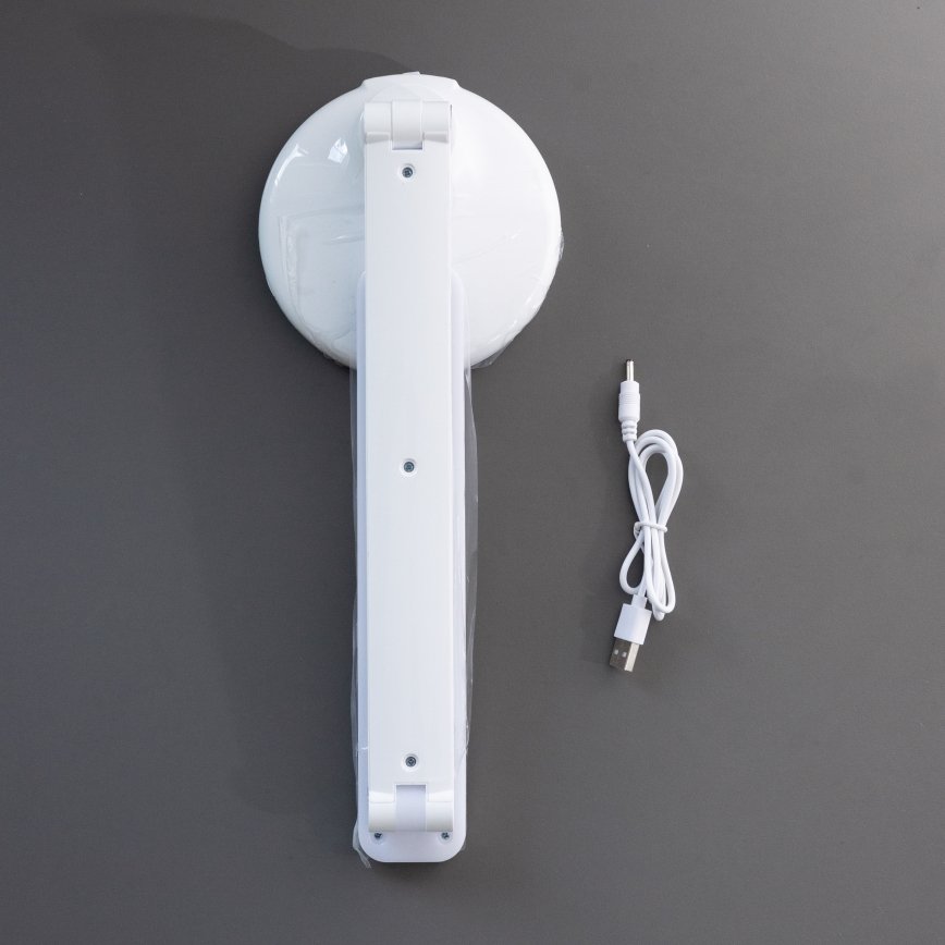 Zuma Line - LED Uppladdningsbar skrivbordslampa LED/6W/1200 mAh 3000/4500/6000K CRI 90 vit