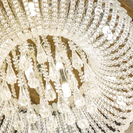 Zuma Line - Taklampa 6xG9/25W/230V diameter 45 cm skinande krom