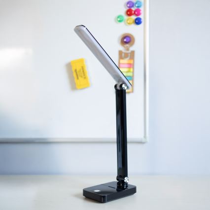 Zuma Line - LED uppladdningsbar bordslampa LED/8W/1200 mAh 3000/4500/6000K CRI 90 svart