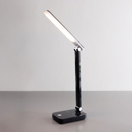 Zuma Line - LED uppladdningsbar bordslampa LED/8W/1200 mAh 3000/4500/6000K CRI 90 svart