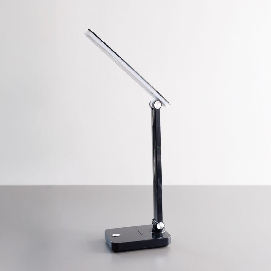Zuma Line - LED uppladdningsbar bordslampa LED/8W/1200 mAh 3000/4500/6000K CRI 90 svart