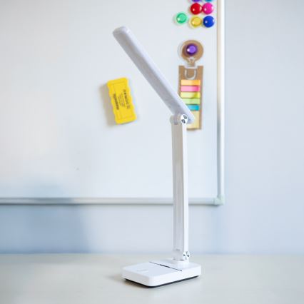 Zuma Line - LED uppladdningsbar bordslampa LED/8W/1200 mAh 3000/4500/6000K CRI 90 vit