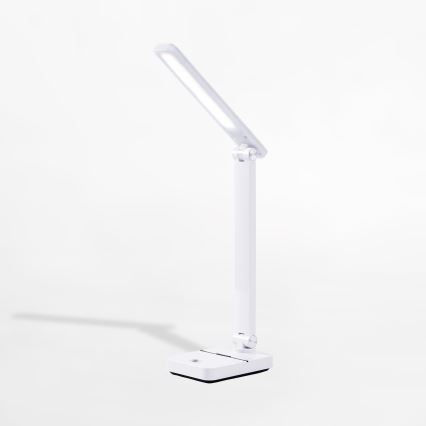 Zuma Line - LED uppladdningsbar bordslampa LED/8W/1200 mAh 3000/4500/6000K CRI 90 vit