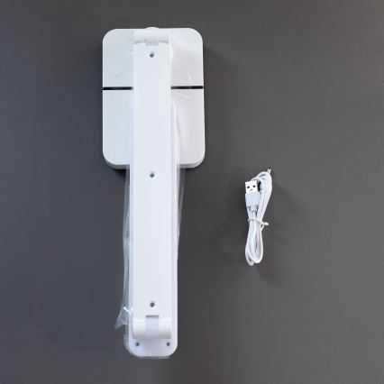 Zuma Line - LED uppladdningsbar bordslampa LED/8W/1200 mAh 3000/4500/6000K CRI 90 vit