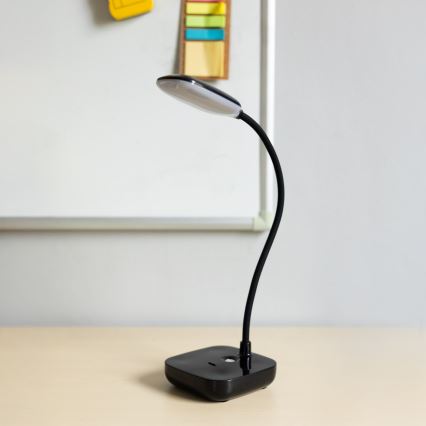 Zuma Line - LED Uppladdningsbar bordslampa LED/7W/1200 mAh 3000/4500/6000K svart