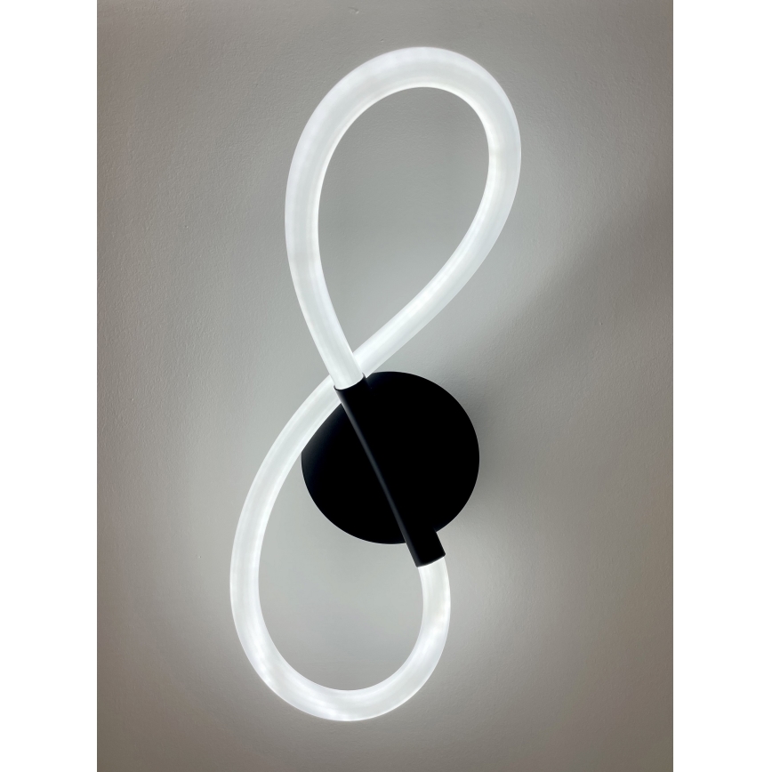 Zuma Line - LED väggbelysning LED/14W/230V 3000/4000/6000K svart