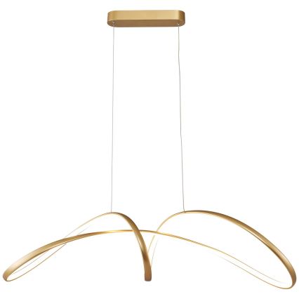 Zuma Line - LED ljuskrona med textilsladd LED/50W/230V 3000/4000/6000K guld