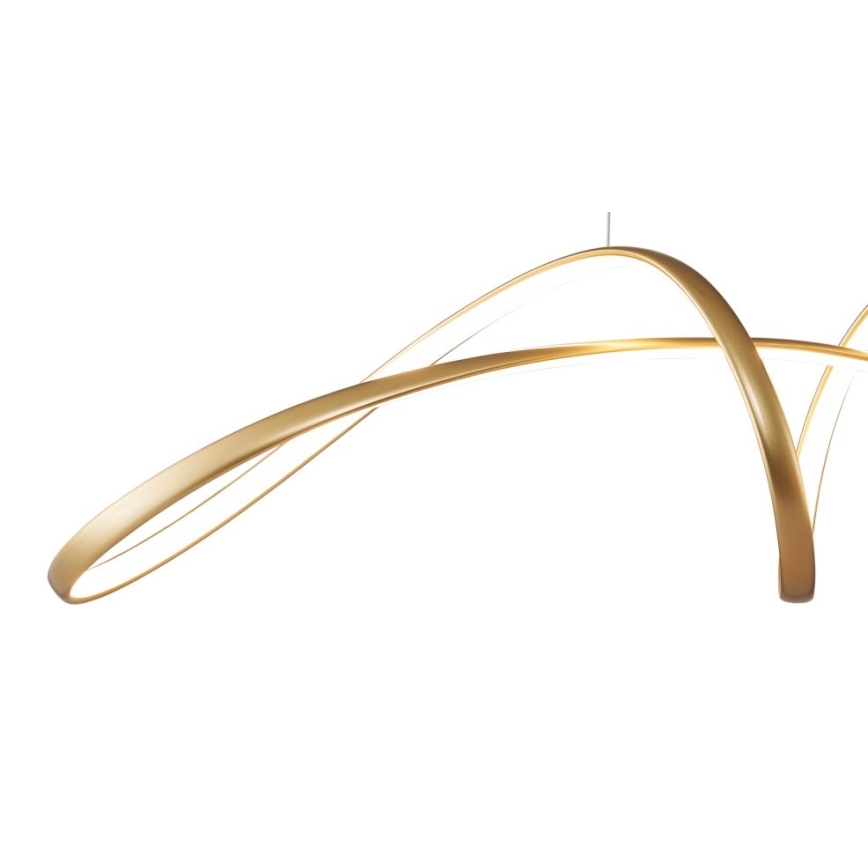 Zuma Line - LED ljuskrona med textilsladd LED/50W/230V 3000/4000/6000K guld