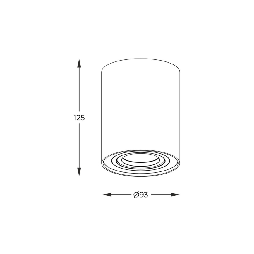 Zuma Line - LED RGBW dimbar spotlampa 1xGU10/4,8W/230V vit + fjärrkontroll