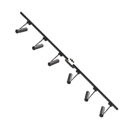 Zuma Line - Spotlight i skensystem 6xGU10/35W/230V svart