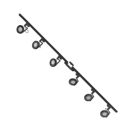 Zuma Line - Spotlight i skensystem 6xGU10/10W/230V svart