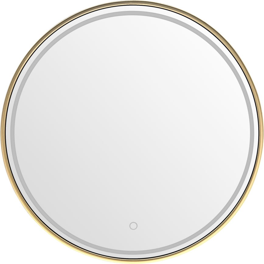 Zuma Line - LED-väggmonterad badrumsspegel med belysning/36W/230V 3000/4000/6000K Ø 80 cm IP44 guld