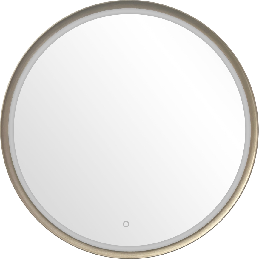 Zuma Line - Väggmonterad LED-badrumsspegel med indirekt LED-belysning/36W/230V 3000/4000/6000K Ø 80 cm IP44 mässing