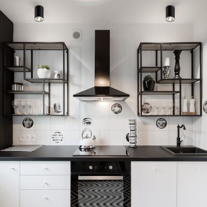 Zuma Line - LED RGBW dimbar spotarmatur 1xGU10/6W/230V svart + fjärrkontroll