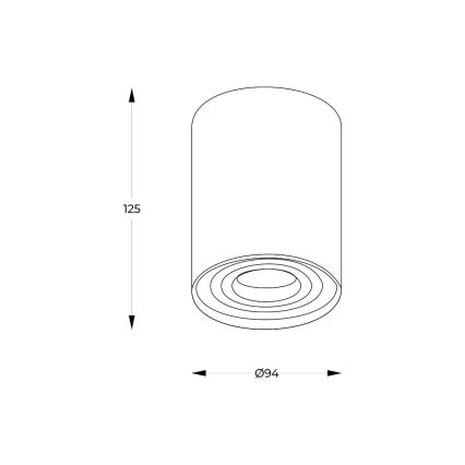 Zuma Line - LED RGBW dimbar spotarmatur 1xGU10/6W/230V svart + fjärrkontroll