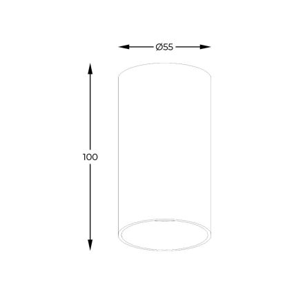 Zuma Line - LED RGBW dimbar spotlampa 1xGU10/4,8W/230V vit + fjärrkontroll