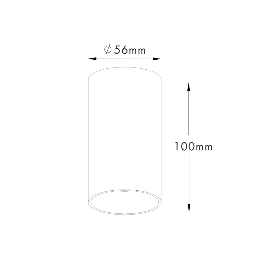 Zuma Line - Spotlampa 1xGU10/50W/230V vit