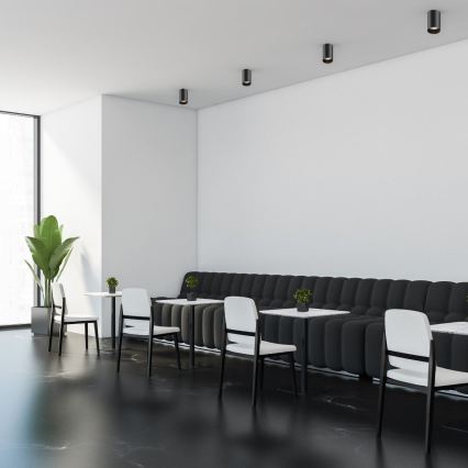 Zuma Line - LED RGBW dimbar spotlampa 1xGU10/6W/230V svart + fjärrkontroll