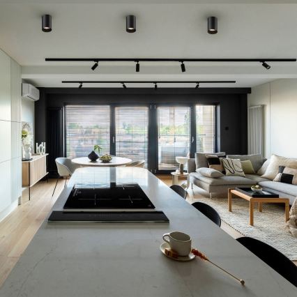 Zuma Line - LED RGBW dimbar spotlampa 1xGU10/6W/230V svart + fjärrkontroll