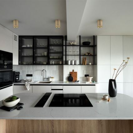 Zuma Line - LED RGBW dimbar spotlight 1xGU10/6W/230V guld + fjärrkontroll